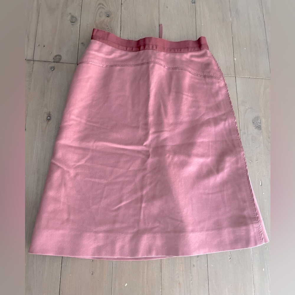 Louis Vuitton pink wool women skirt